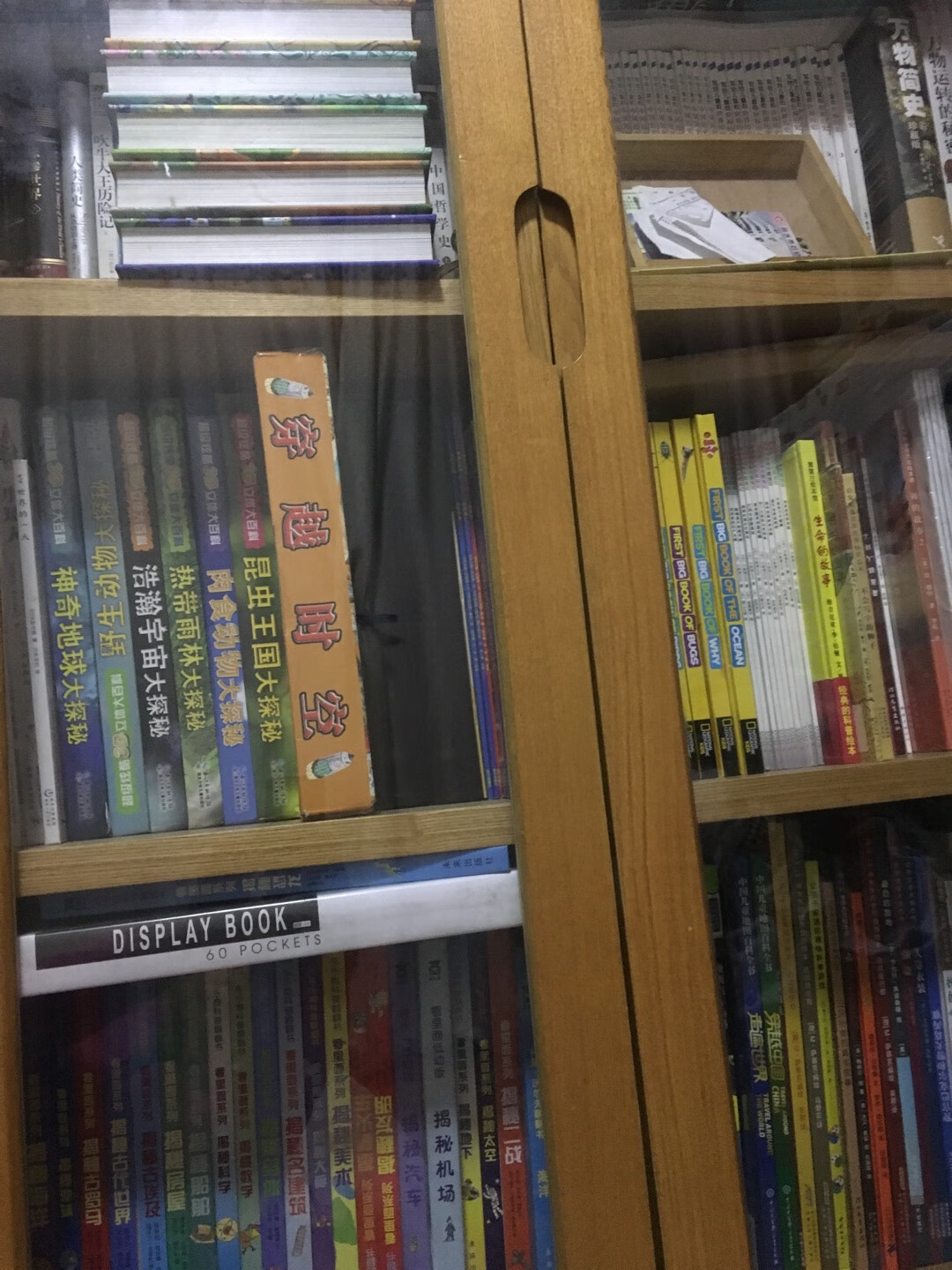 在买了好多书，两个大书柜都装满了，接下来又要买书柜啦，孩子们很喜欢读，非常值得