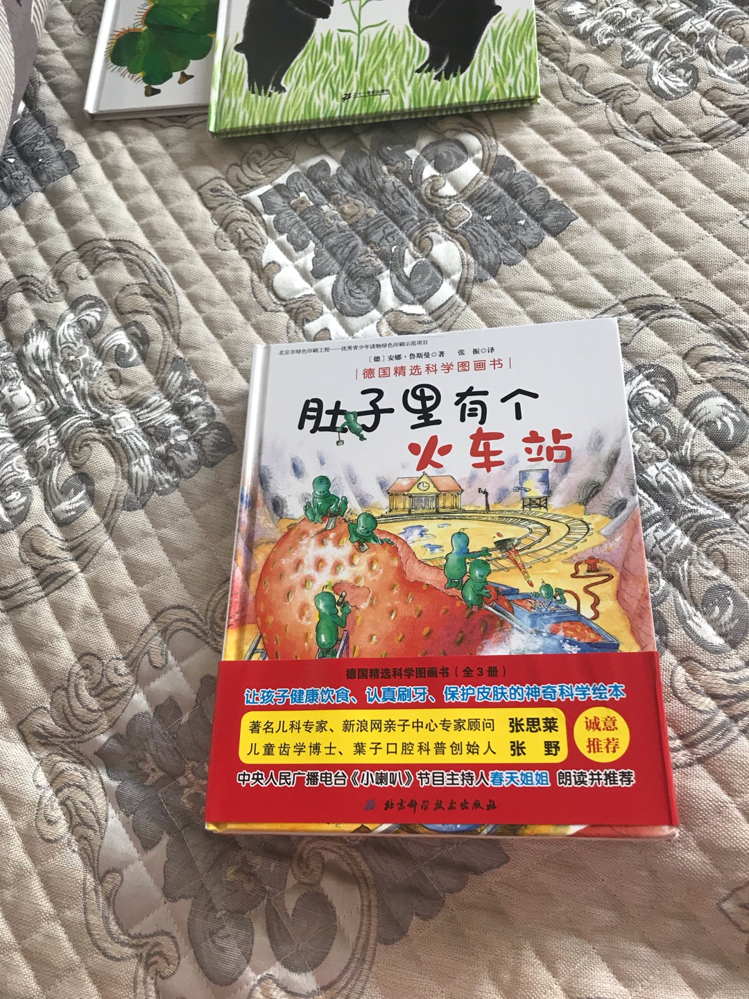 非常有想象力的一套书！虽然宝宝还小，三岁的宝宝可能还不太容易理解，但是我相信多读几遍她会受到熏陶！