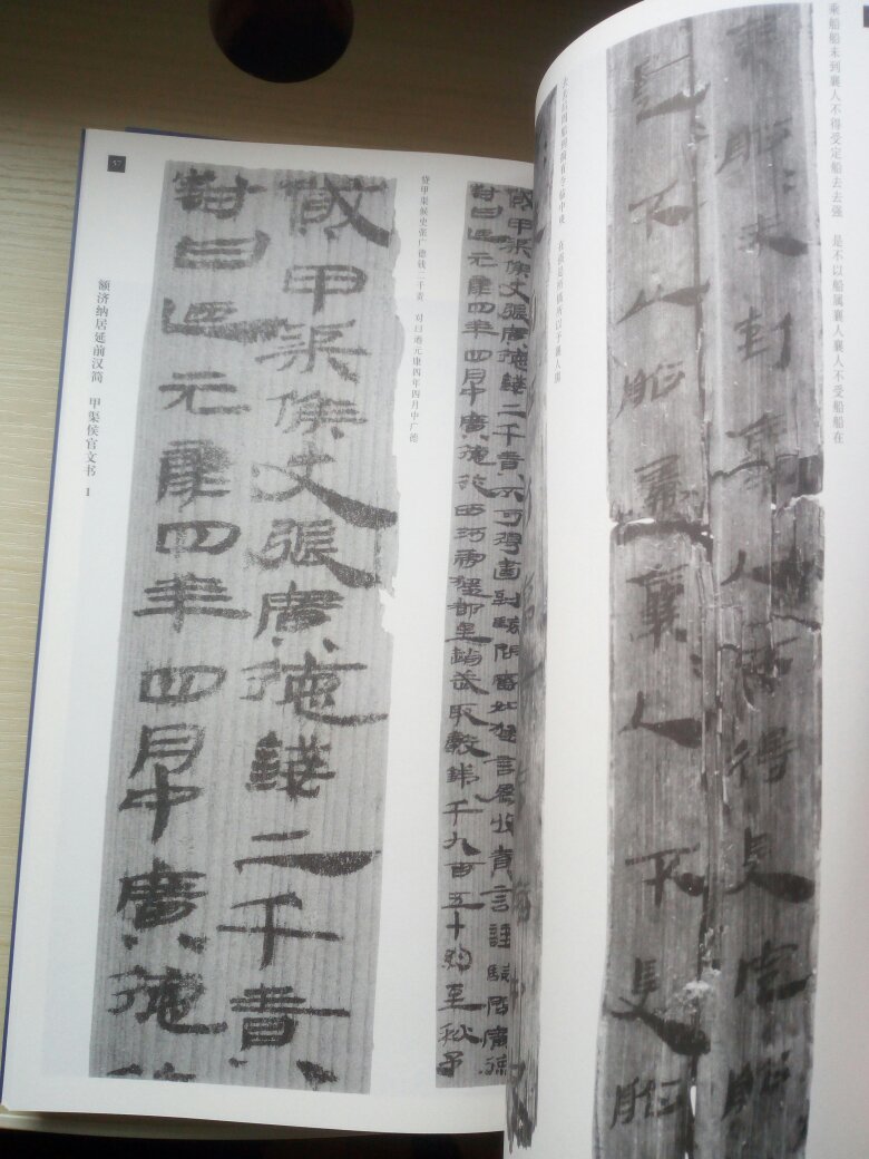 秦汉简帛选集，质量非常好，能够看出当时书写的形态。