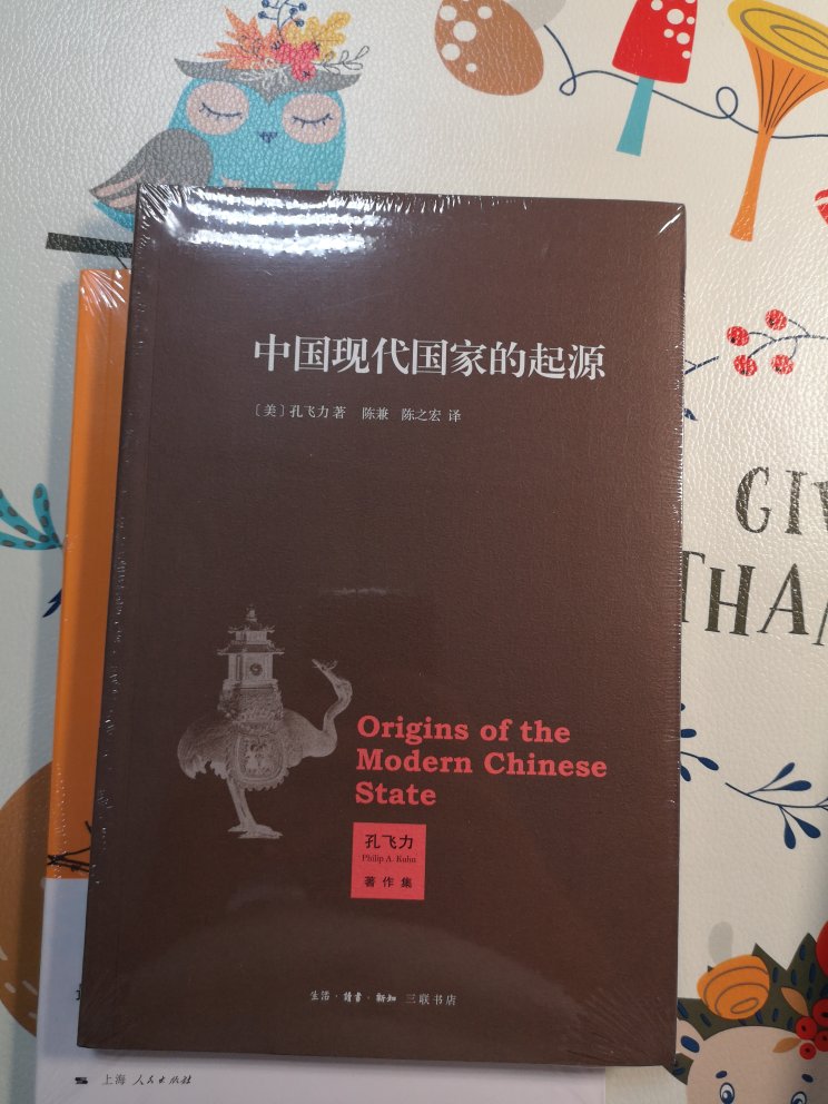 孔飞力老师的一本名著，很值得一读，讲了中国现代国家的起源，对史料分析很透彻到位，有见地。