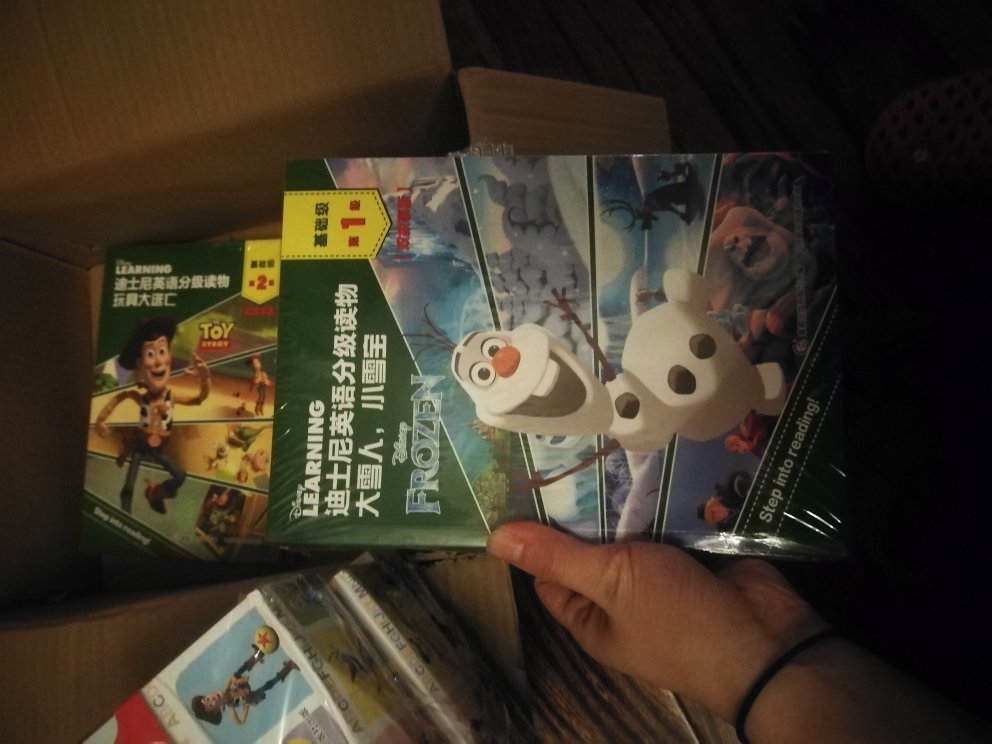 买了一系列迪士尼的书。