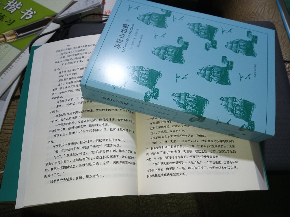 听说《基督山伯爵》上海译文版本最好，特地在读书日搞活动拍下，好好读一读，希望有收获。