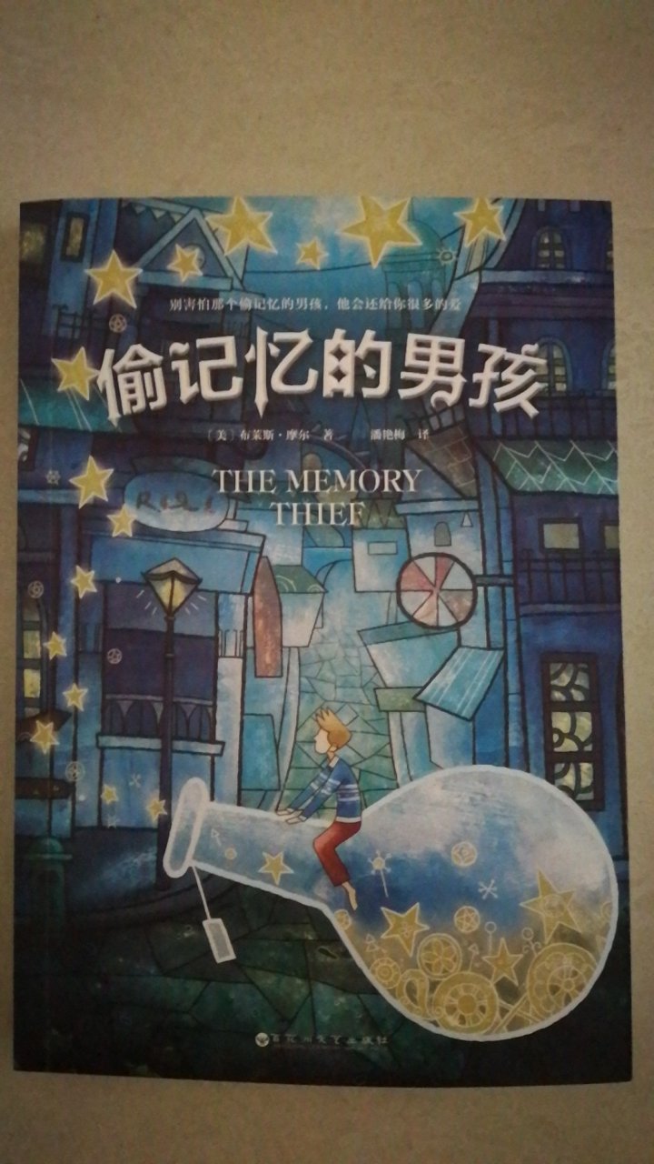 《偷记忆的男孩》，美国布莱斯.摩尔的童话小说，配了12页彩色插图，非常精美，男孩冒险故事，不错，买一本去看吧。