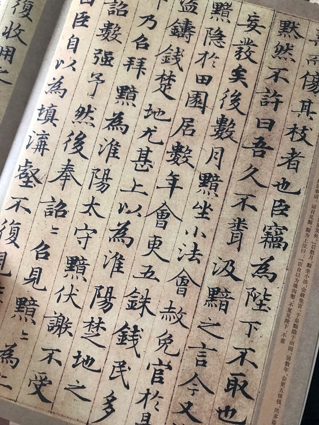 赵孟頫是我的最爱，他的小楷跟行书都太美啦！这本字帖印刷也很清晰，属于放大版，但是纸质很好，不反光~