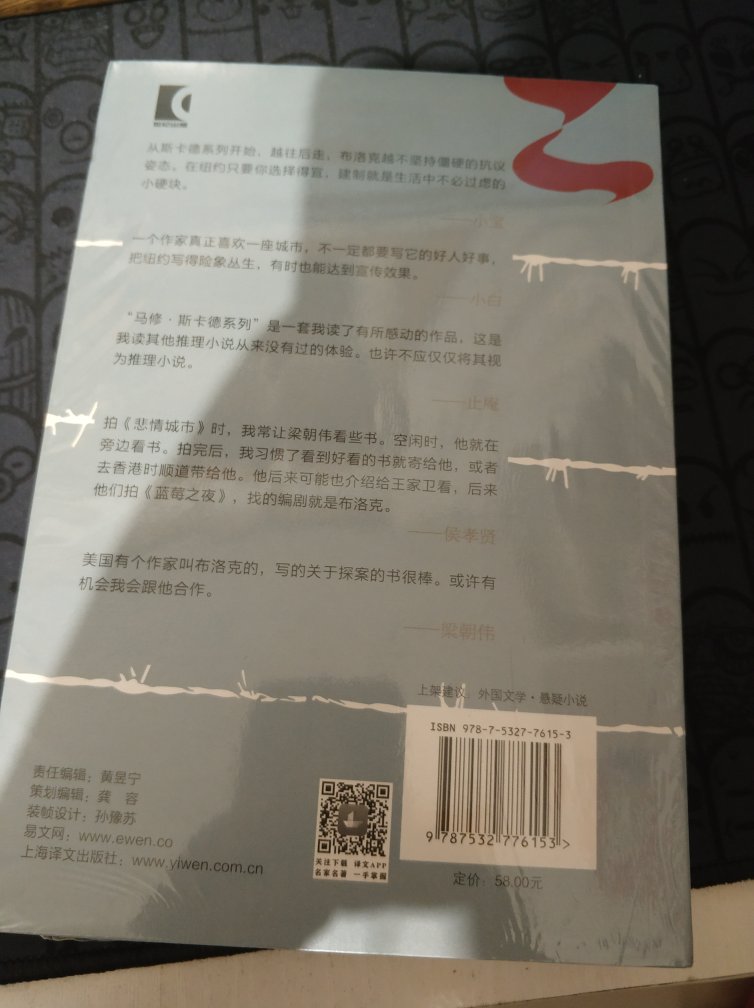 上海译文的书价格真是一言难尽啊，圈钱无极限。普普通通的平装要58。。。