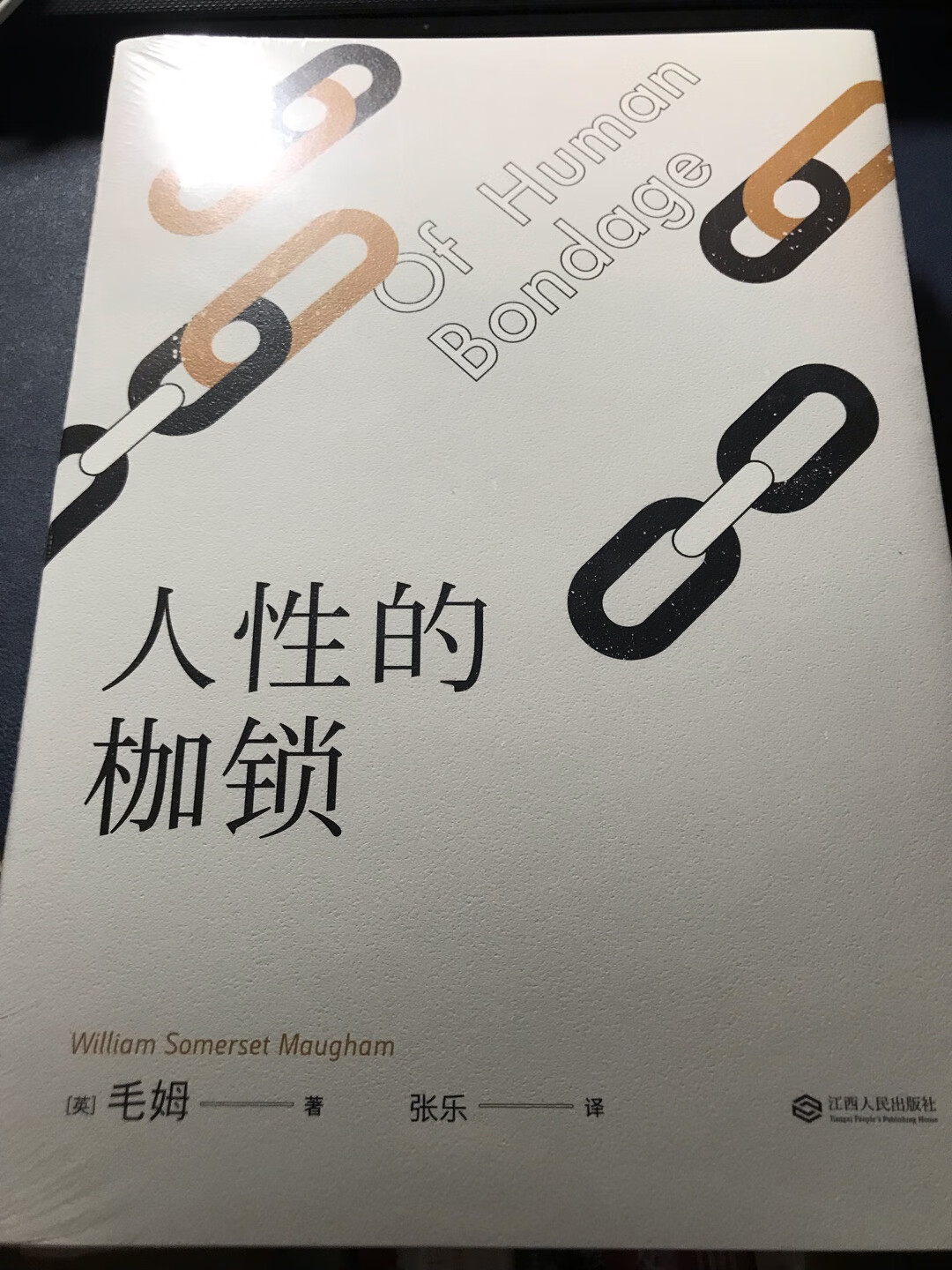 毛姆<人性的枷锁>，必读必看必收藏！收集故事材料花了30年的巨作！一年一度618，图书文娱第一炮，抢到400-100券，最后400-300，100元买了一大箱的书，还有一本从其他仓库发货，太划算了，自己的物流速度快。开卷有益，多读书，读好书！