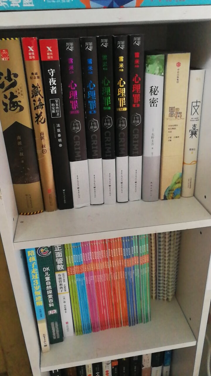 东野圭*的忠实粉丝，家里有很多他的书，很喜欢看他的作品