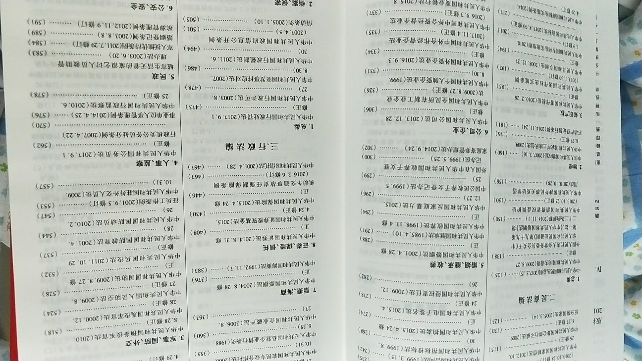 不错不错不错，有些法律条文没有收纳而且不是最新的，但是比较常用的了。50元买的