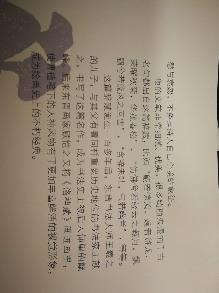 在书店看到这本书孩子很喜欢，上果然有卖，果断购买了其中的洛神赋和清明上河图两本。铜版纸印刷，质量精良。版式设计的很好，适合孩子阅读。有很多和此画作相关的内容介绍，让孩子对画有更加深入的了解，开阔视野。