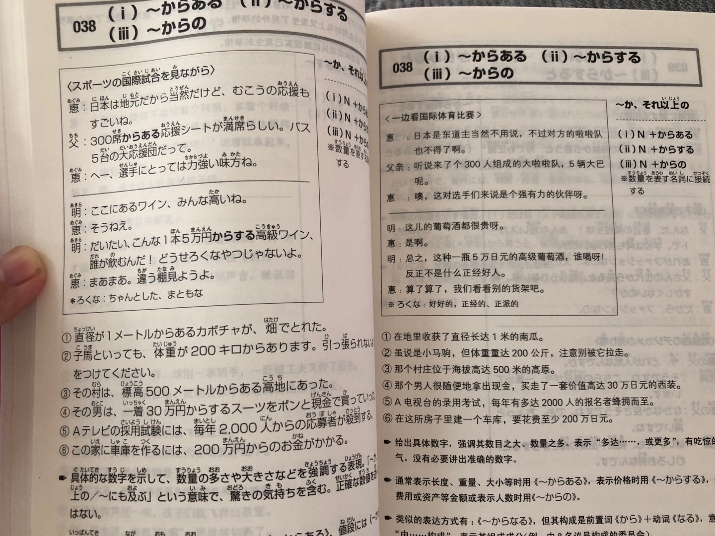 句子情景丰富，句型收录多。有中日对译。满意。