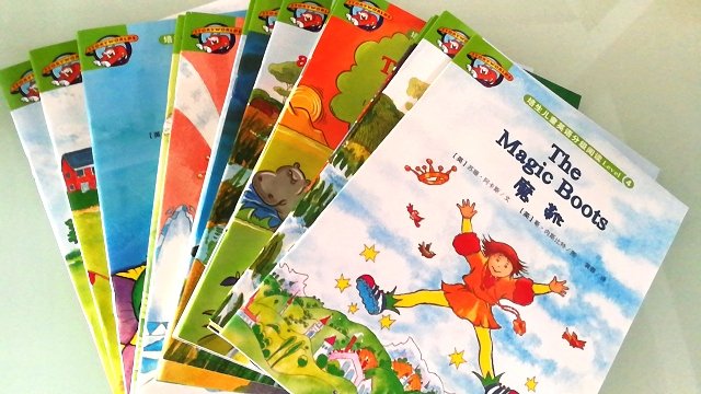 培生儿童英语分级阅读，一套16本，作为拓展英语读物很不错。