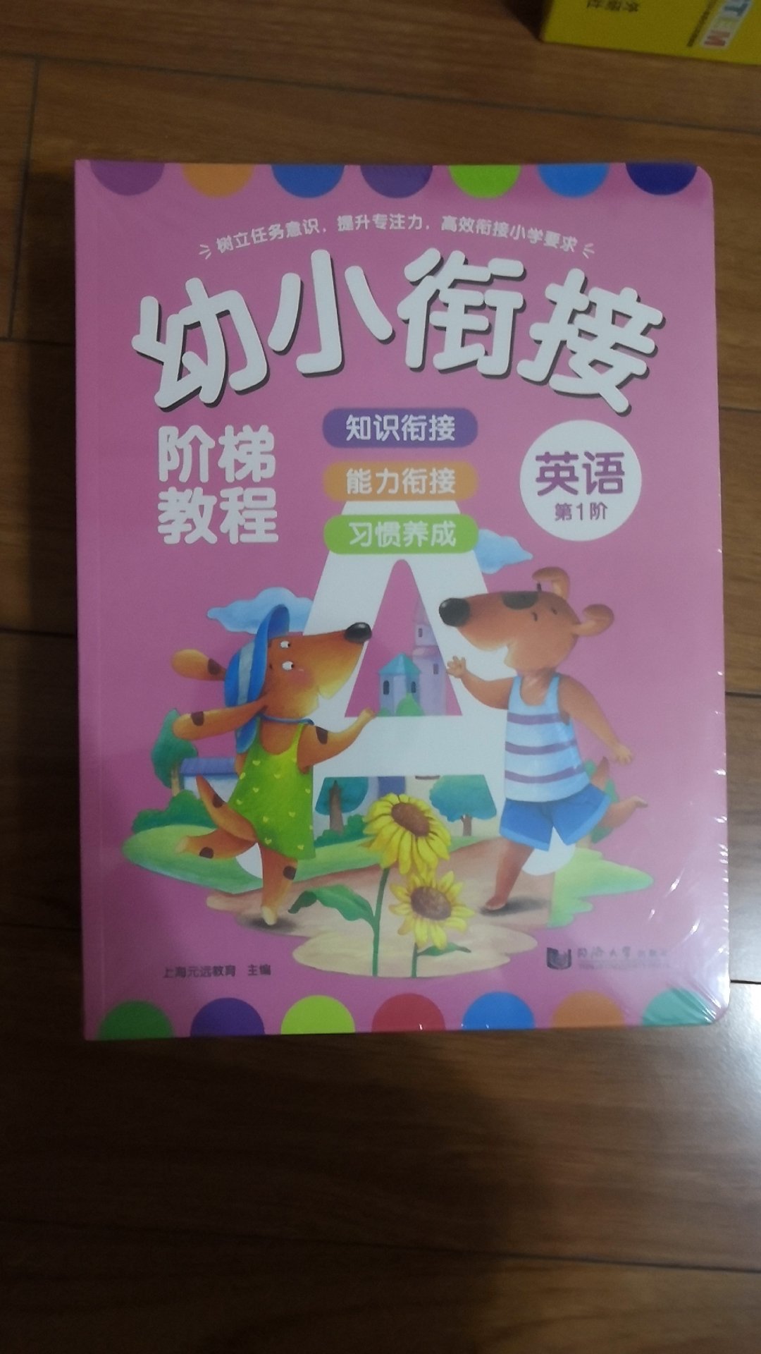 幼小衔接的书，好重好重，要陪娃娃学完啊