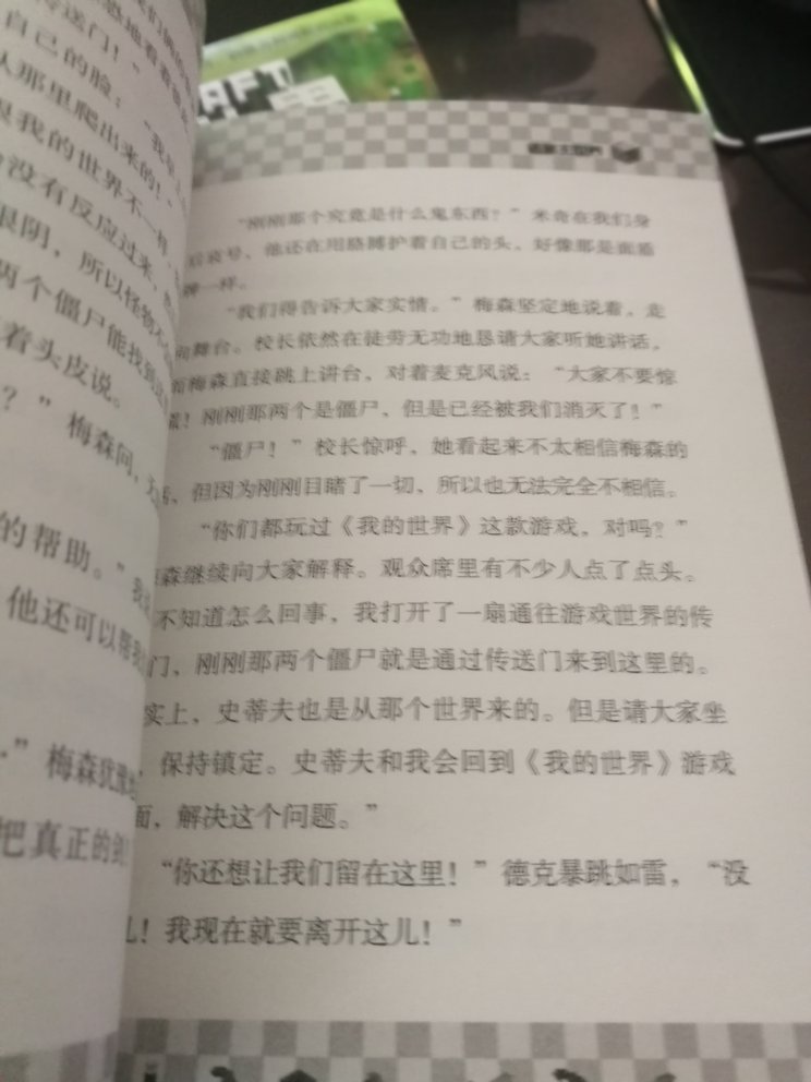 纯文字小说，连配图都没有，网络游戏小说。封面质感不错，装订质量一般，定价偏贵，孩子是喜欢看。