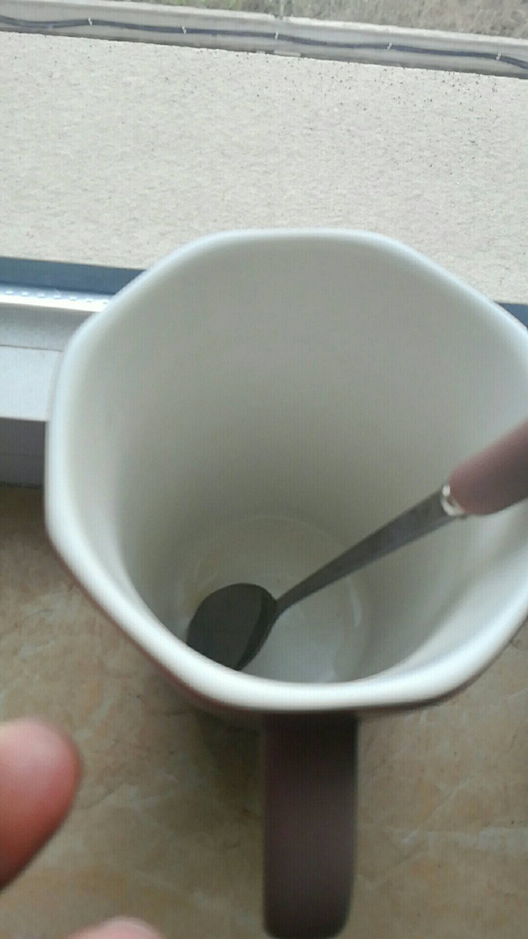 倾乐陶瓷马克杯咖啡杯简约颜值办公室喝水杯子奶茶杯带盖带勺个性菱形杯创意情侣杯牛奶杯男390ML灰色