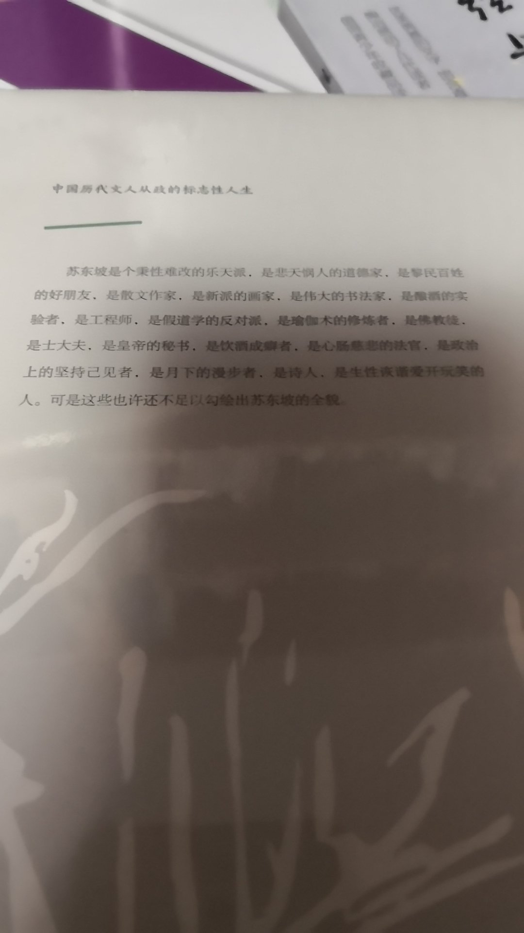 从一本介绍苏东坡的书上了解到林语堂写的苏东坡传，特地买了多了解一点。