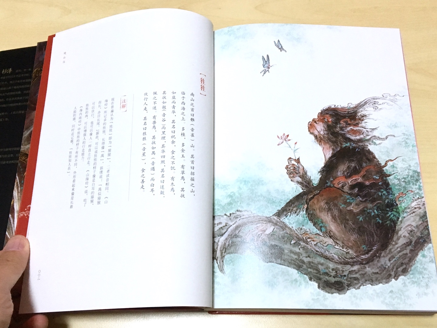 画风玄幻美丽，《山海经》里奇珍异兽的具体化呈现，精装本，装帧很考究，真正的高大上图书。