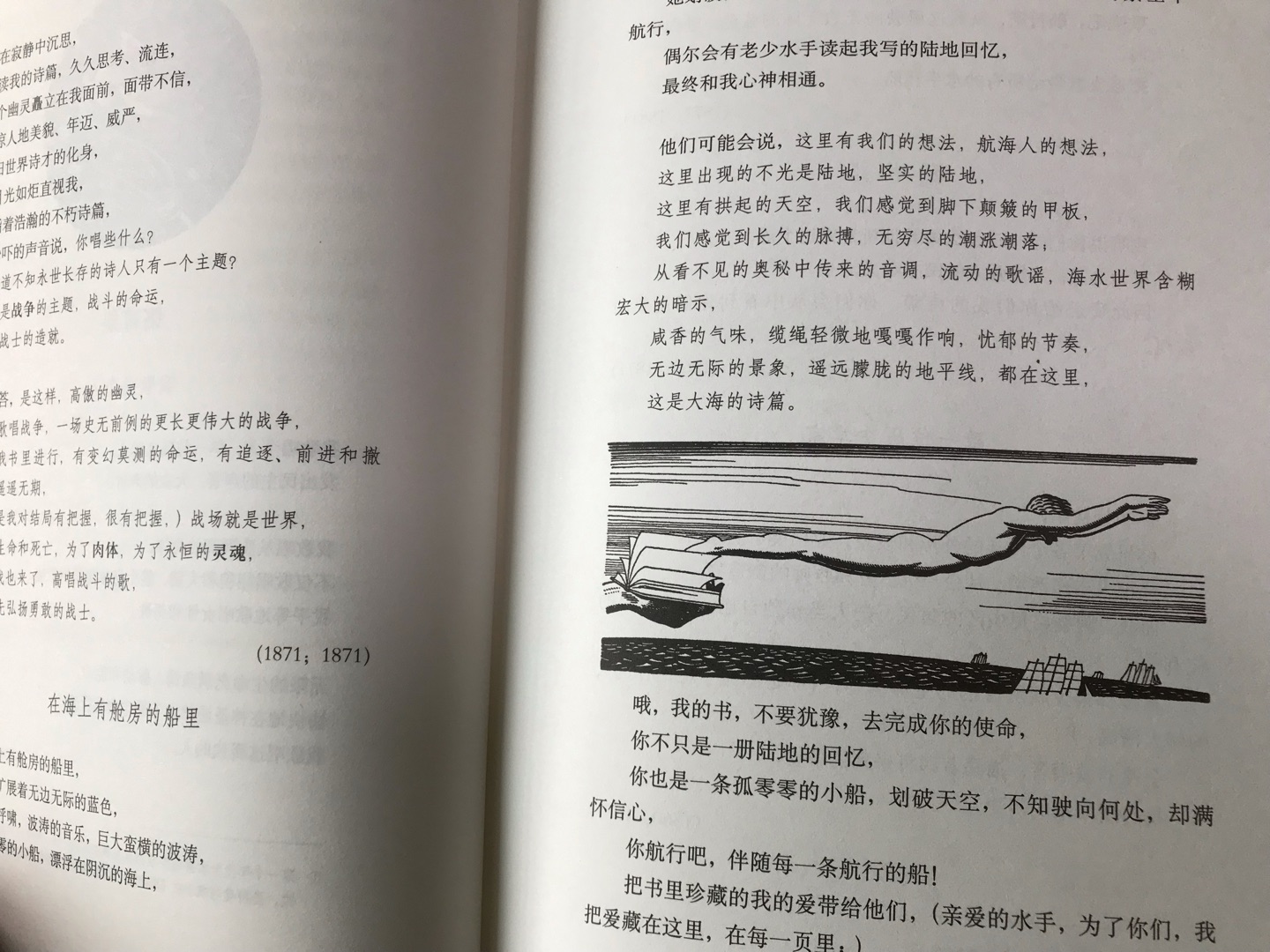 从没有奢望中译本《草叶集》会出现这样一个经典的版本，感谢上海译文出版社的策划和编辑，让中文版本的世界文学名著有了令人垂青的版本！