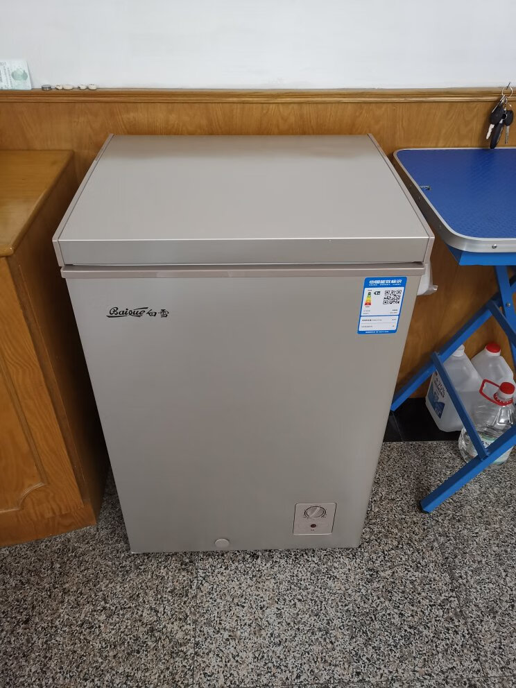 白雪 bd/c98ds冷柜容量适宜:宝贝收到了,非常满意,白雪牌冰箱冰柜系列