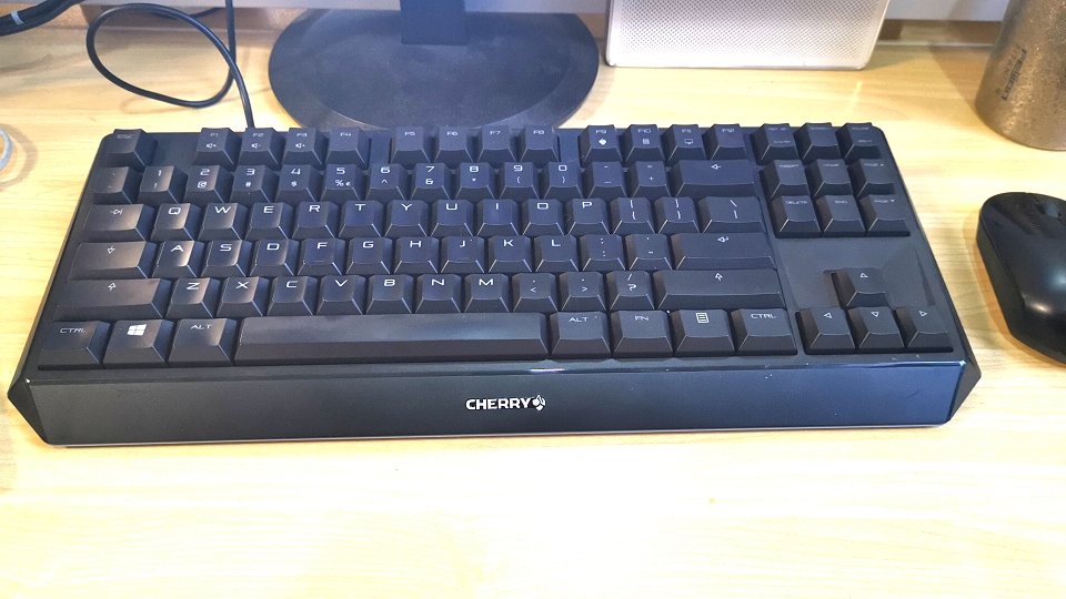 樱桃87键机械键盘，MX1.0版茶轴CHERRY轴，入门级游戏办公礼物