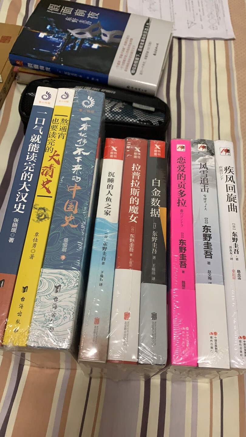 孩子很喜欢东野圭*的作品，每次活动都会买个几本来看。