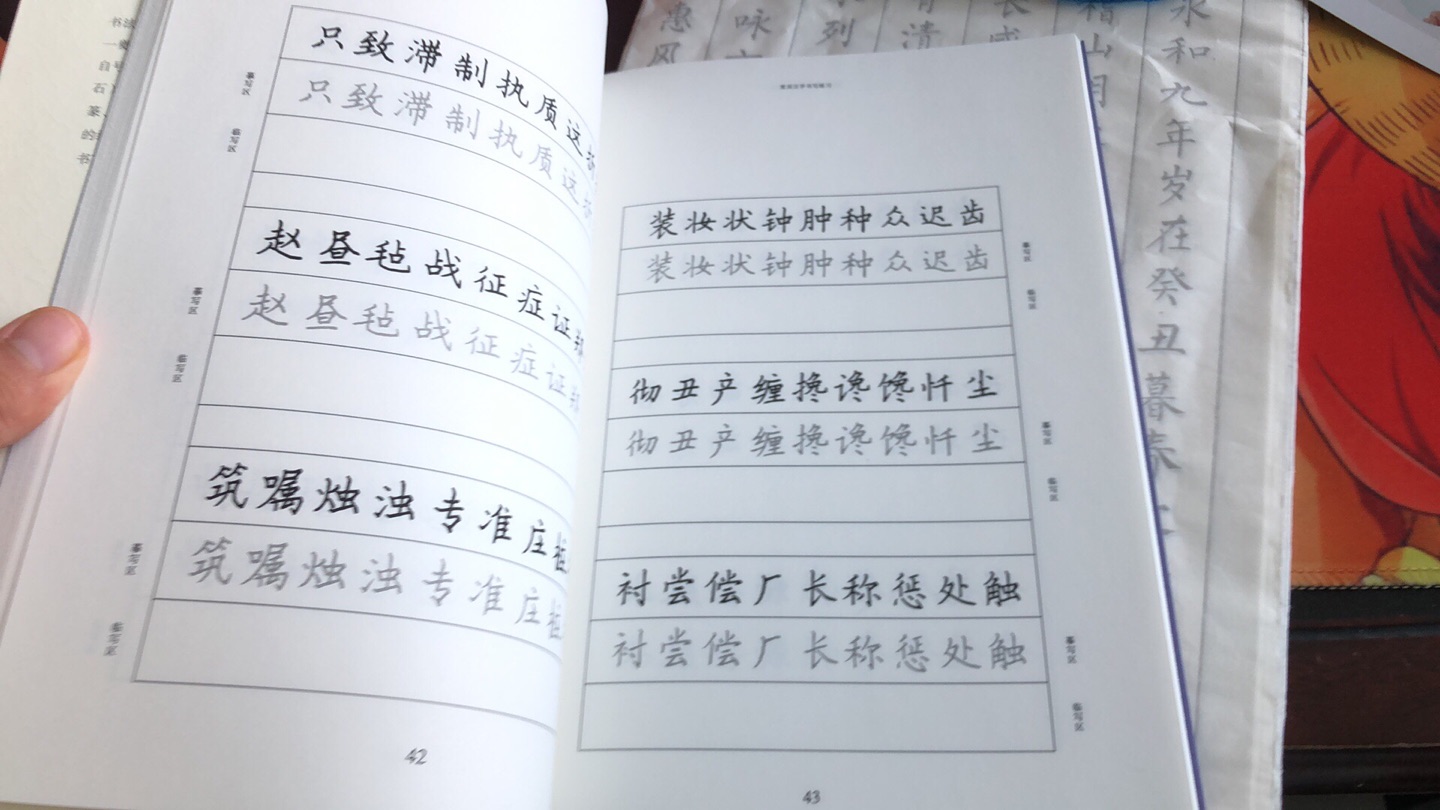 大开本，页数不多。主要讲了笔画运笔书写问题，后面有少部分练习和书法示范。