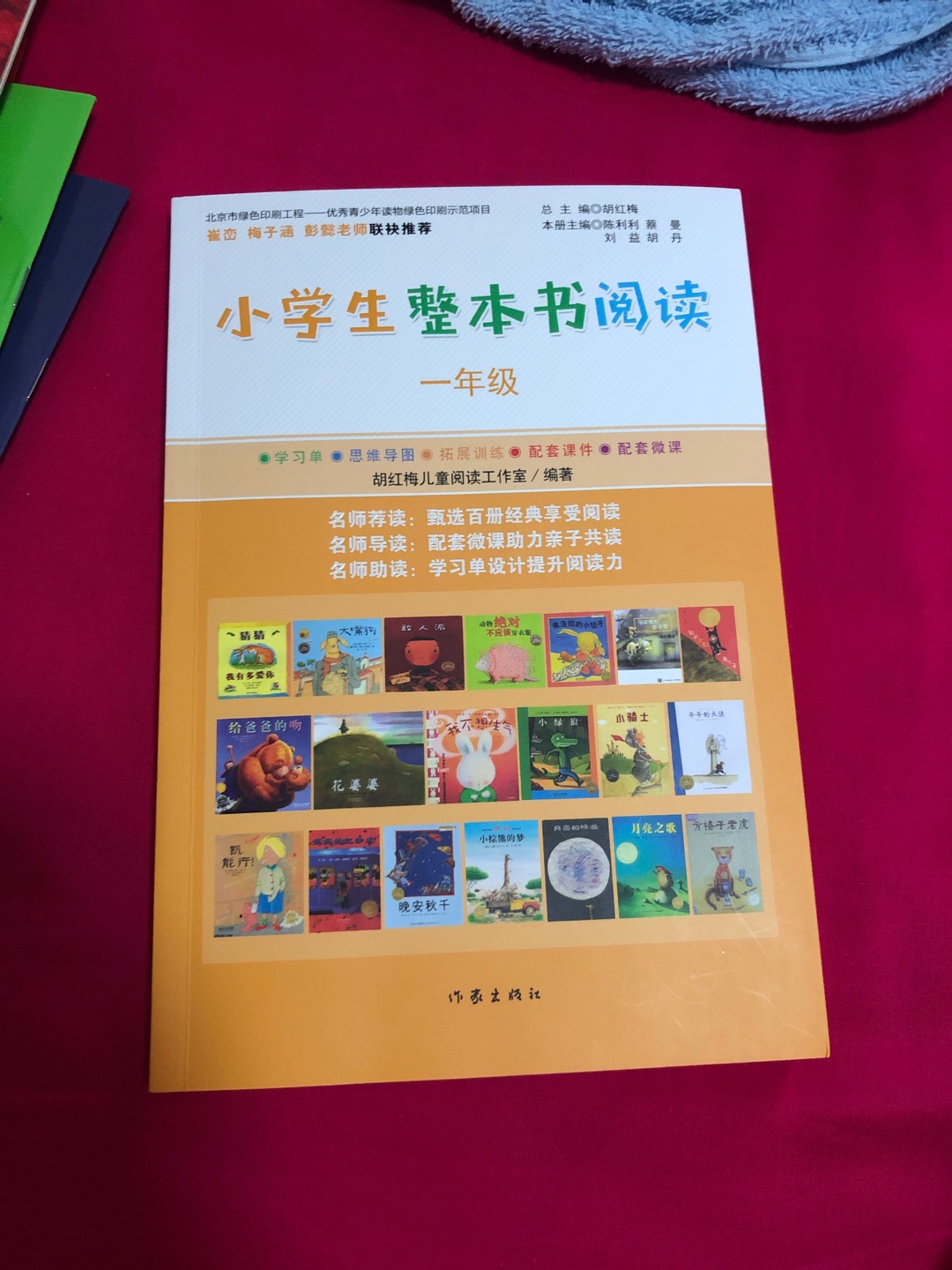 很好的一本书，很适合亲子阅读时辅助使用，特别是不太会引导孩子精读的家长，和在校的老师，引导孩子去思考，而不仅仅只是读故事！比较麻烦的是自己需要去照书单买齐，费劲了力气才买到了三十多本，好在孩子还挺喜欢挺配合，看过绘本后和孩子一起交流书里的人物情节等等，还能动手画画，孩子觉得挺有趣！