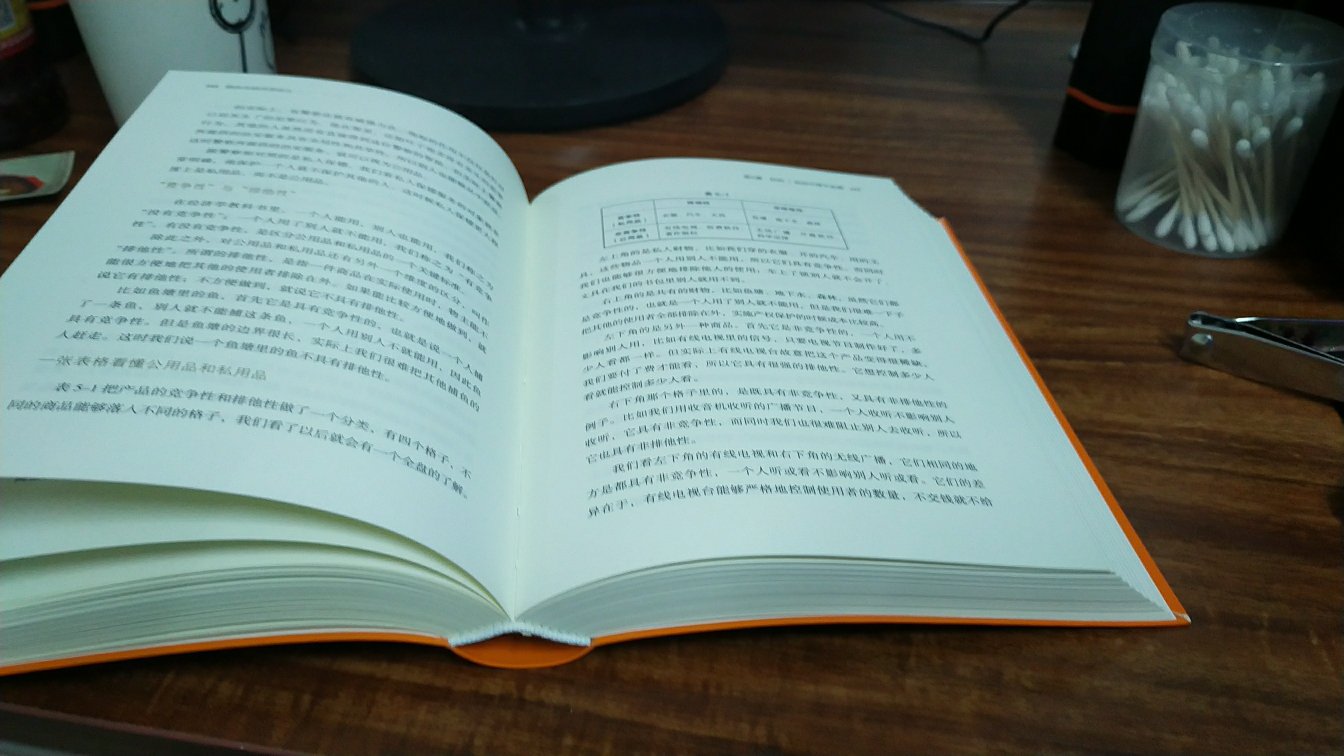 书本纸张质量不错，字体清晰，标题还做彩色字体。最重要的是这本书是薛兆丰老师的作品。