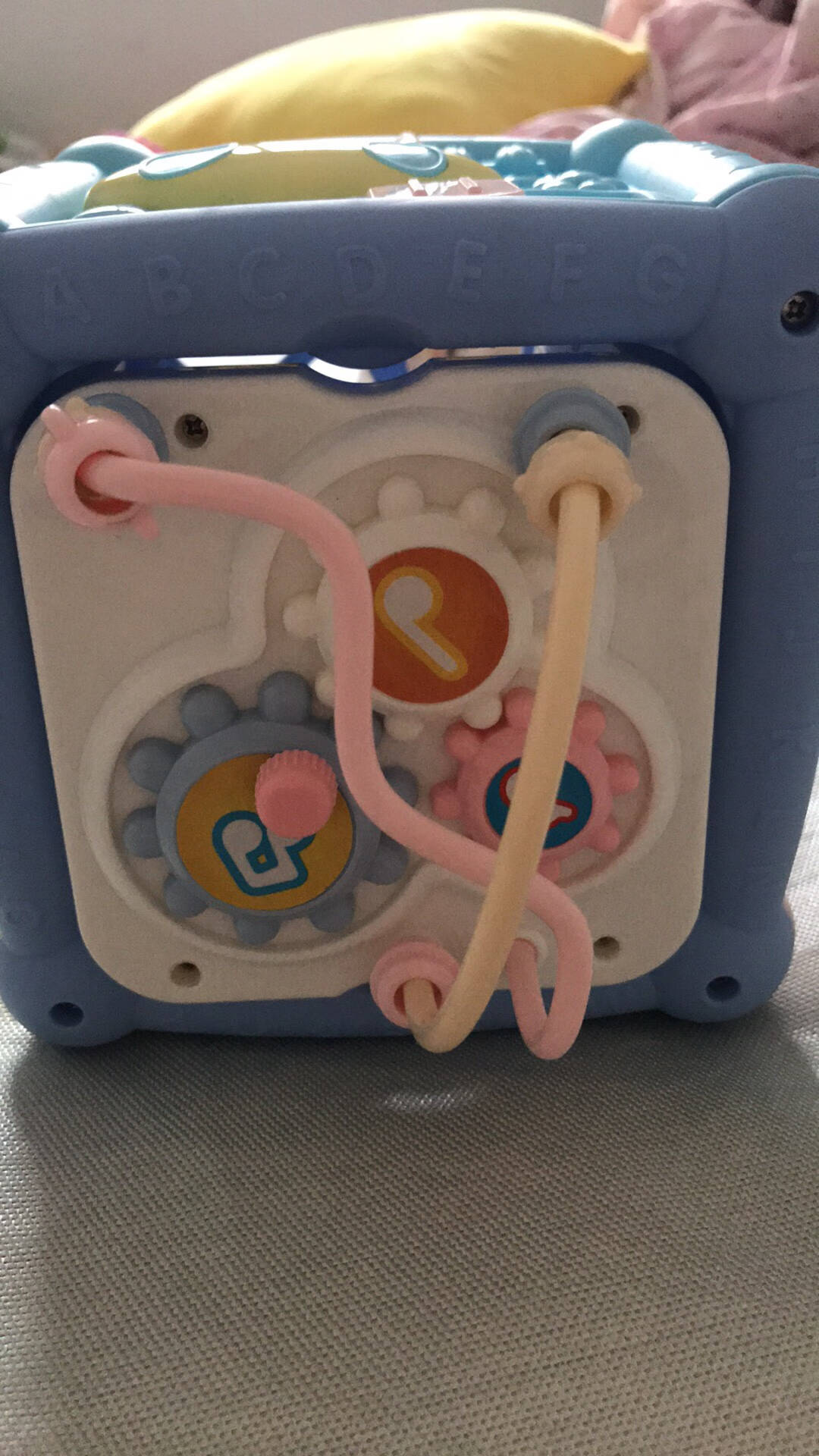 【充电版】婴儿玩具0-1岁女孩10个半月新生儿玩具男孩带音乐6-8月婴幼儿手拍鼓一岁宝宝玩具启智早教智立方六面体【拍拍鼓/敲琴/故事机】