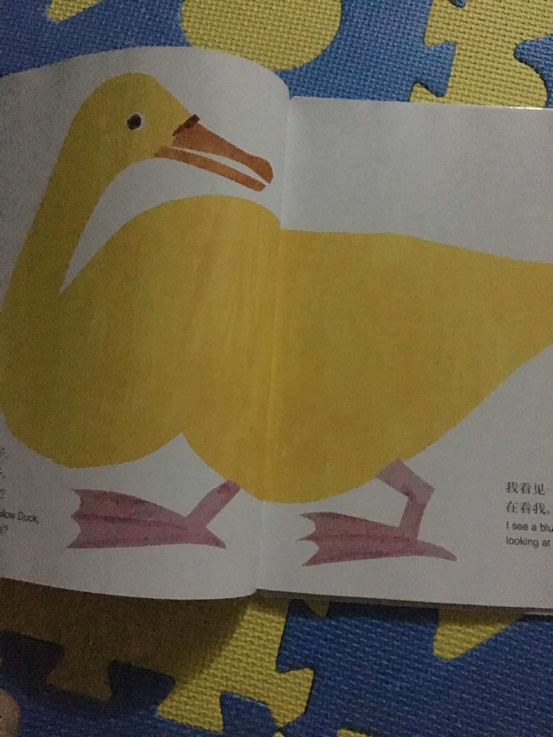 中英文的，最近宝宝会拿英文绘本看，先给读中文在读英文