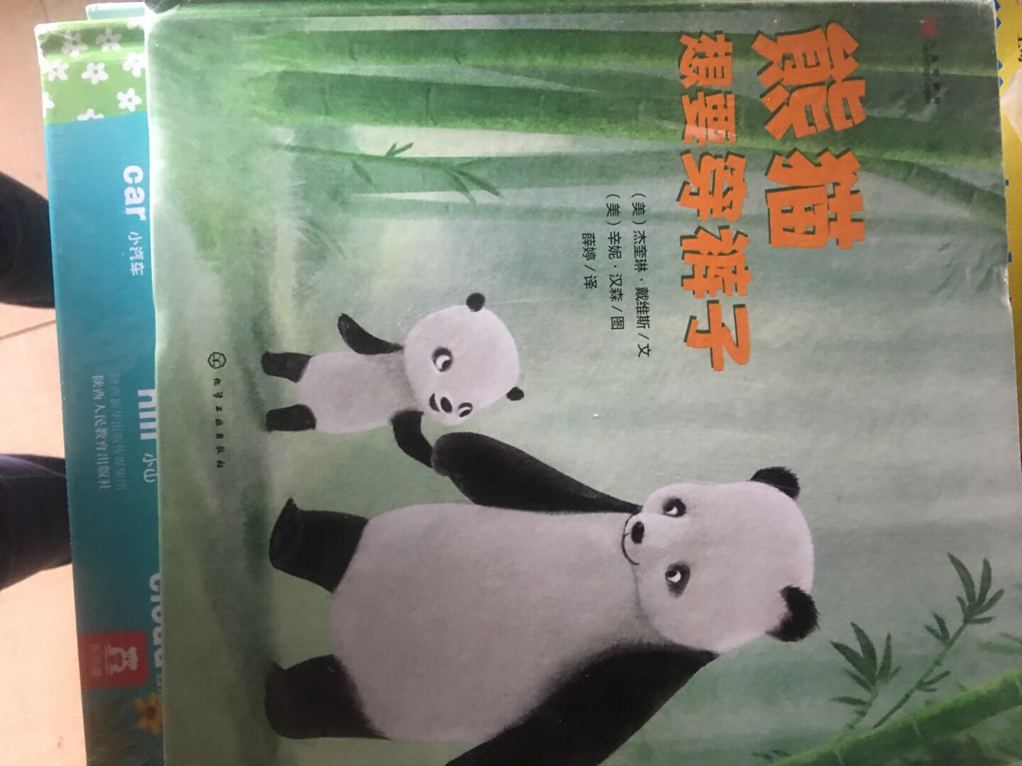 看封面就很喜欢的一本书，可爱的熊猫，我儿子的最爱
