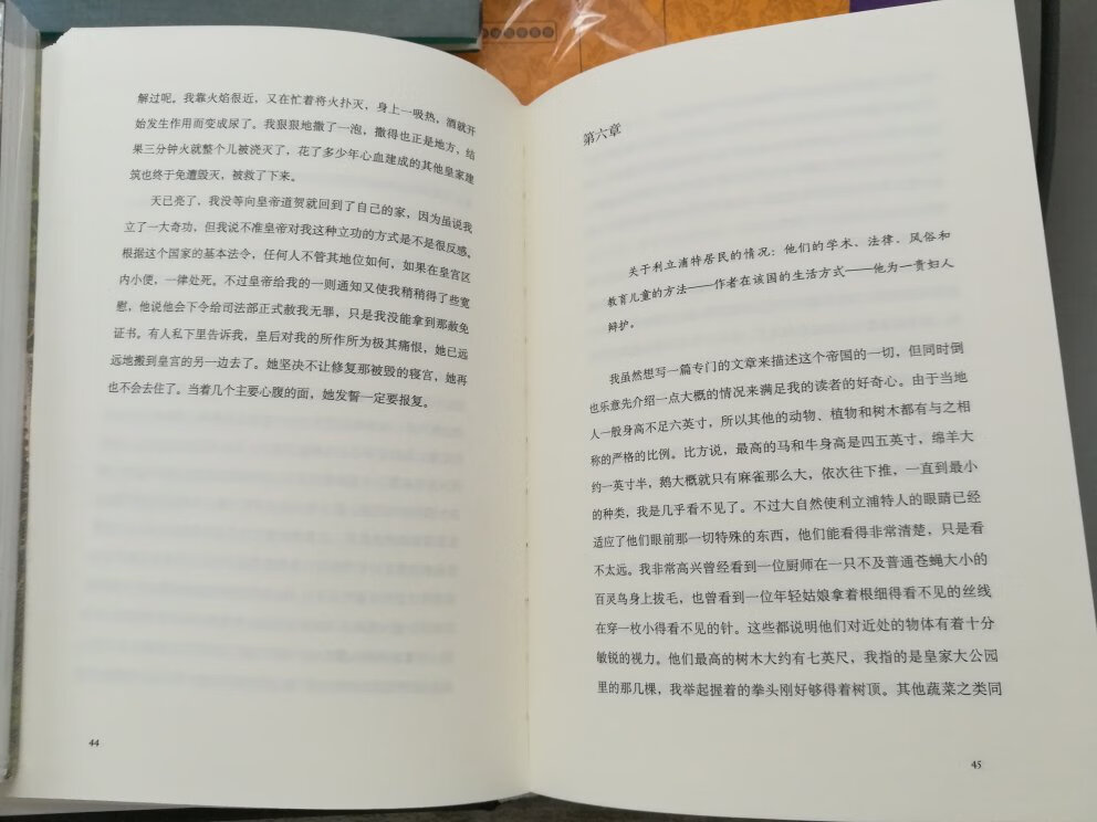 纯文字版，每章前面有个简单的地图，木有情节插画。译林还有一个蓝色封面的版本，价格要便宜很多。英国小说一般都有隐寓，对应着现实世界，像《哈利.波特》，作者写作时所处的年代背景等我们一般人不熟悉，这个版本前面有比较详细的译序，方便读者理解。本来想买名绘插画本，但是删减比较多，就买了这个，翻译的也还可以。