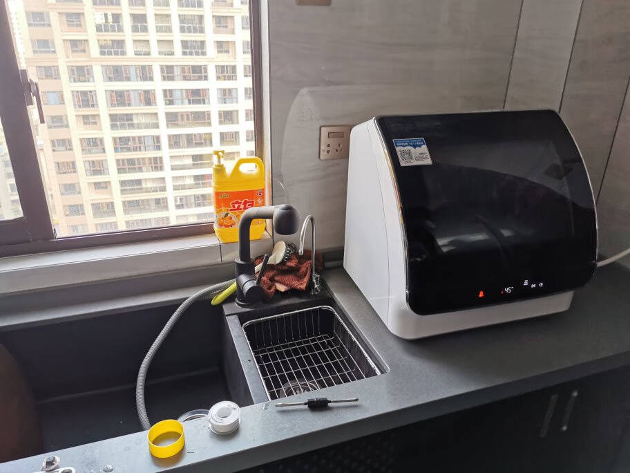 海尔(Haier)AK40013套大容量独立式洗碗机80℃双微蒸汽智能开门烘干全自动家用洗碗机EW130266BKD