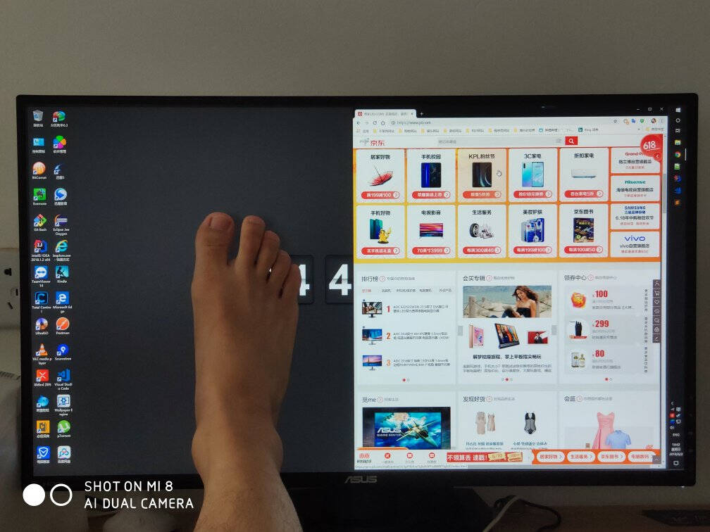 华硕TUFGamingVG27AQE27英寸144Hz显示器超频155Hz2KIPSHDR电脑显示器电竞小金刚旋转升降