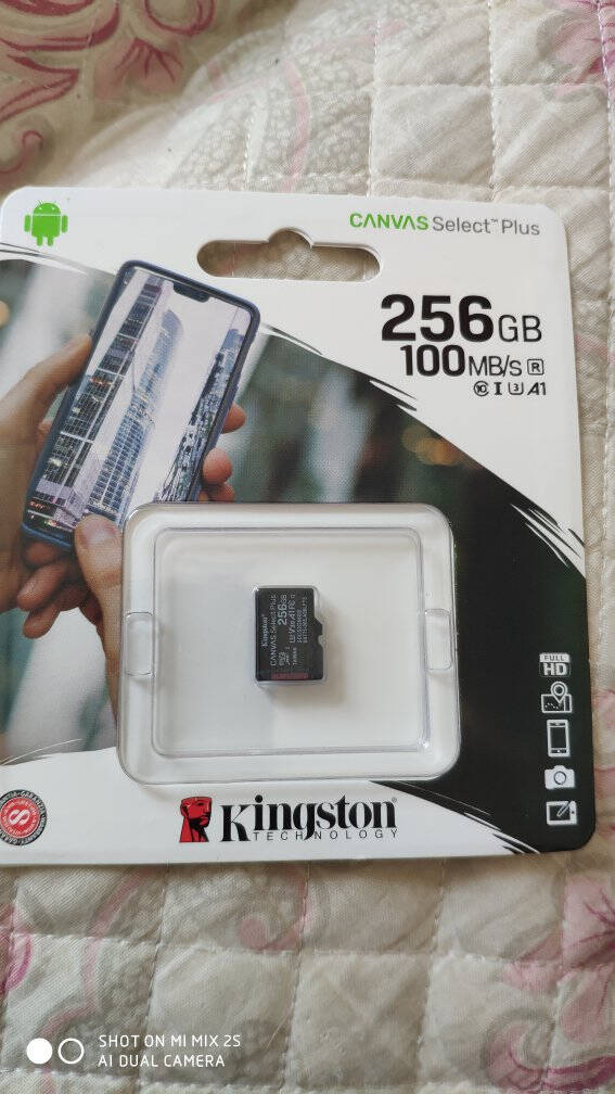 金士顿(Kingston)64GBTF(MicroSD)存储卡U1A1V10手机内存卡switch内存卡读速100MB/s终身质保