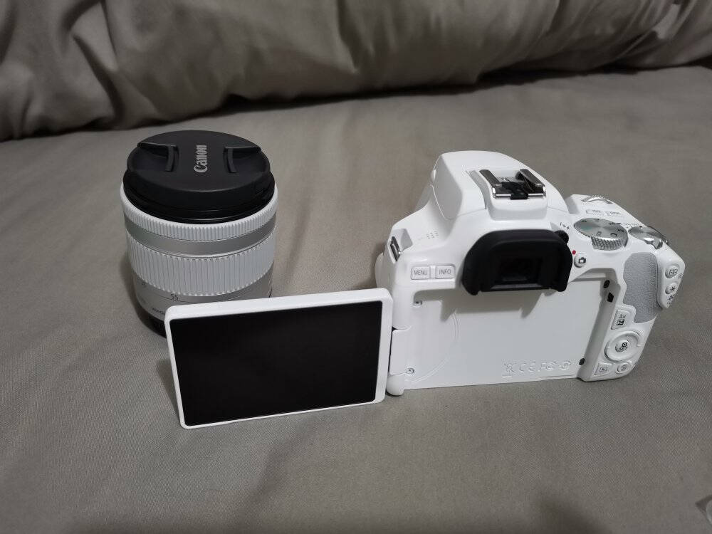佳能200D二代200d2代单反相机入门vlog迷你单反数码照相机18-55mmSTM黑色官方标配.