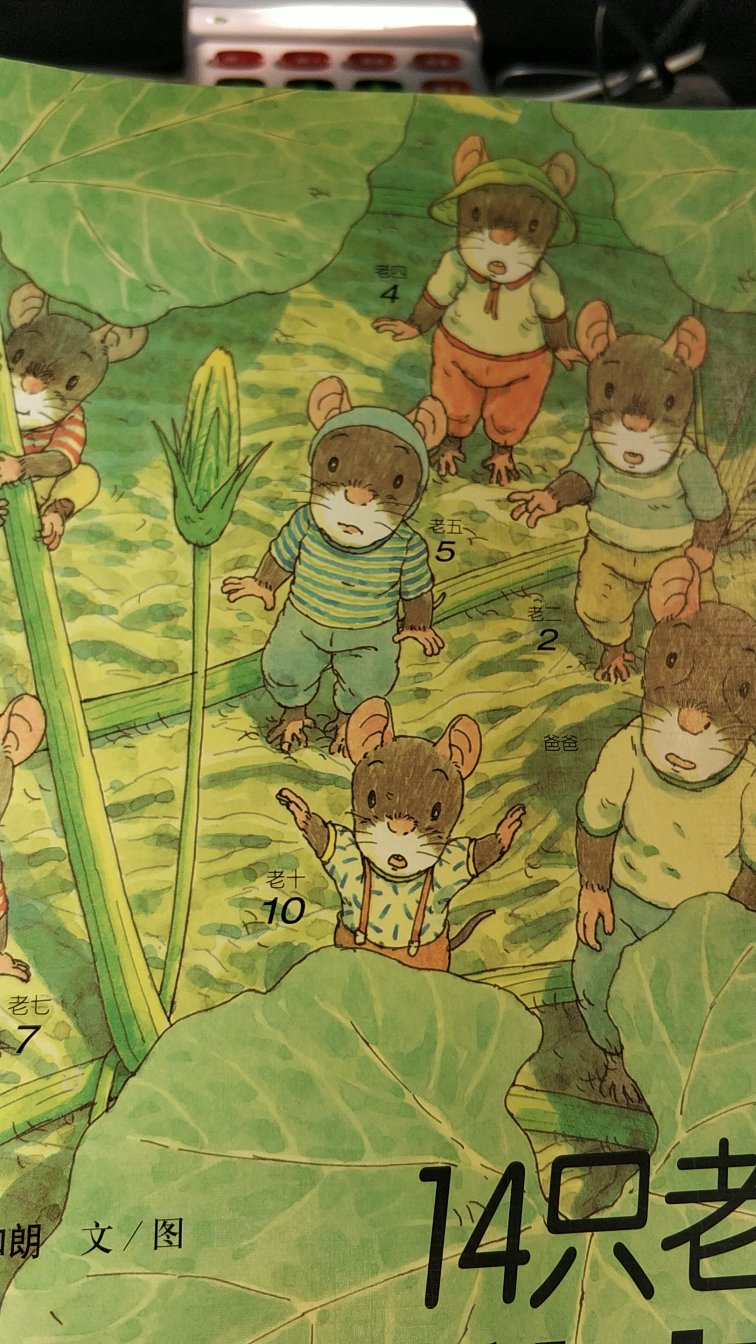 温馨的老鼠一家，有时候我根本不知道谁是谁，还好可以参照封面