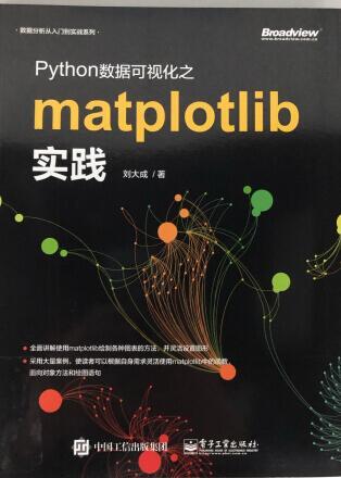 一本专门讲解matplotlib的书，貌似网上就只有这一本！
