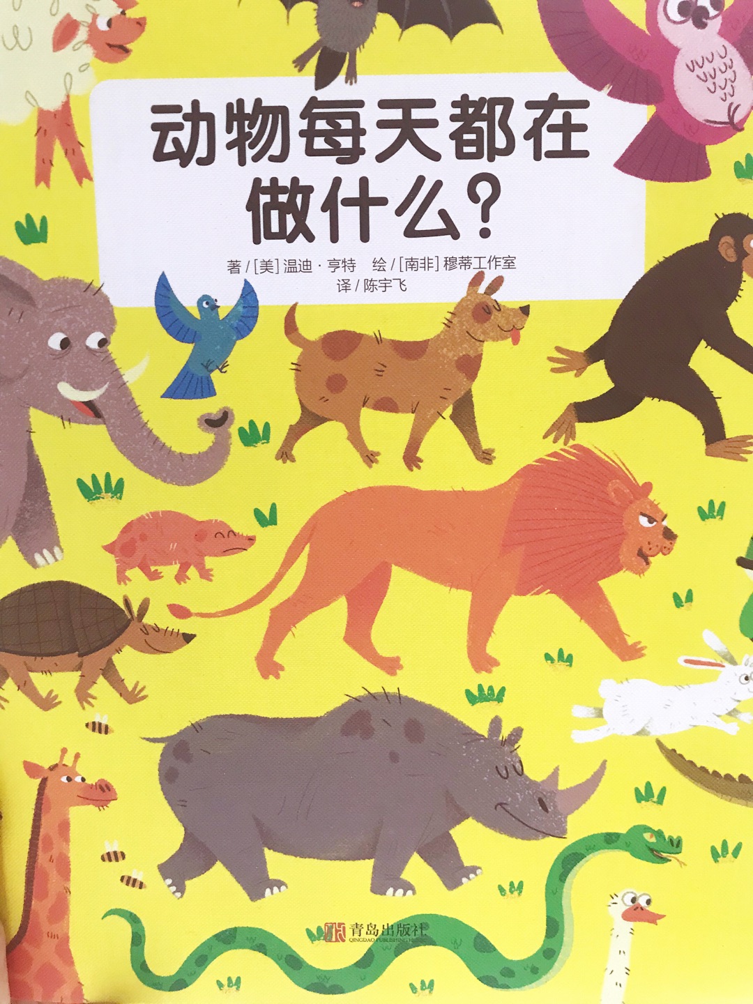 非常精美的一本大书，色彩鲜艳，画风独特，包含100多种可爱的动物，孩子非常喜欢！又买了五本送人！