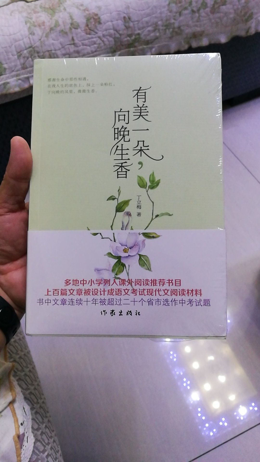 文章很美，孩子看了《风会记得一朵花的香》后说还要看丁立梅的书。