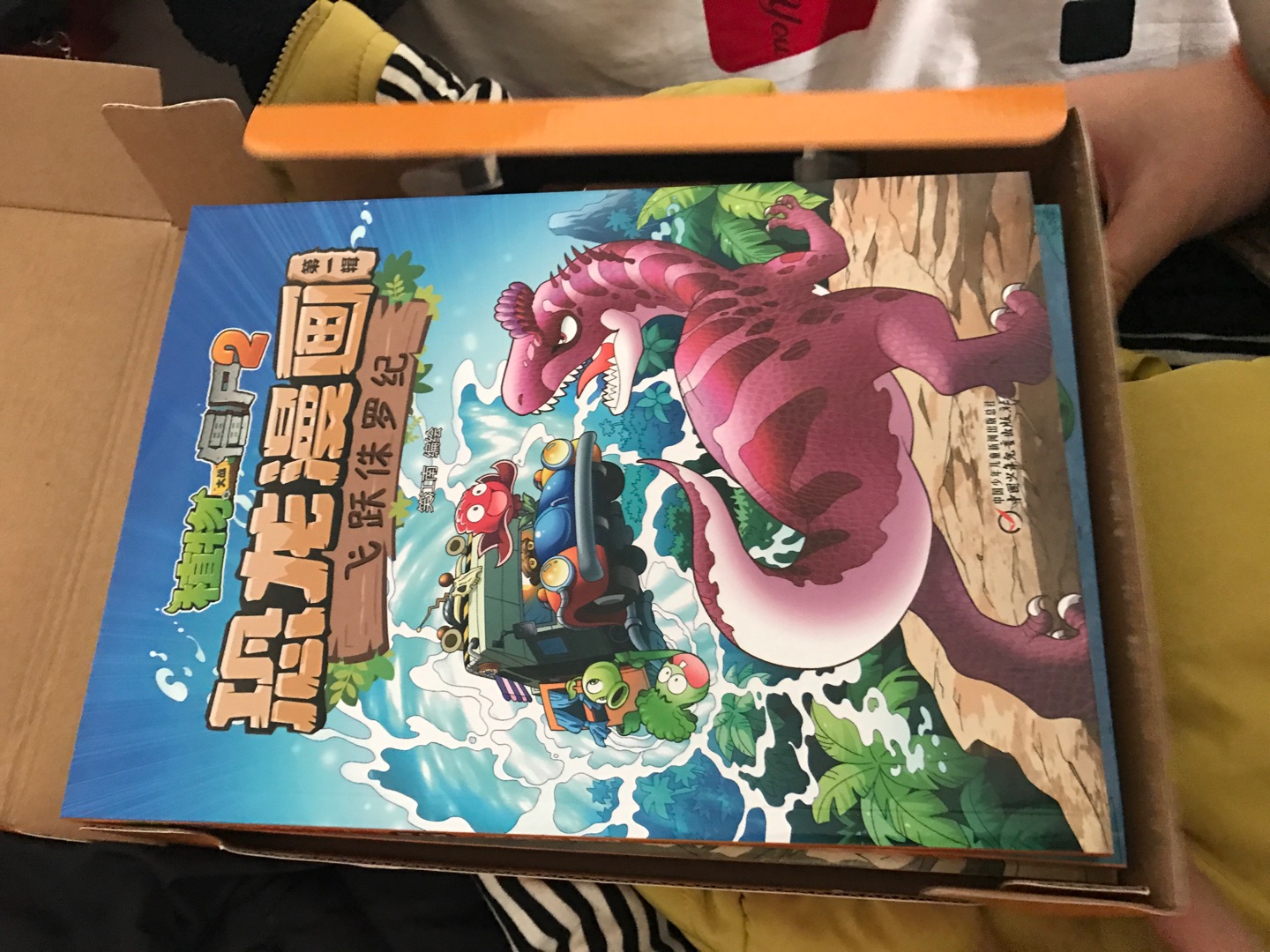 的快递非常快，植物大战僵尸漫画书，是正品，非常满意的网购，孩子特别喜欢。每次出了新品就会去买，在上买，第二天就能到了。这次买的书，和书店的一模一样。