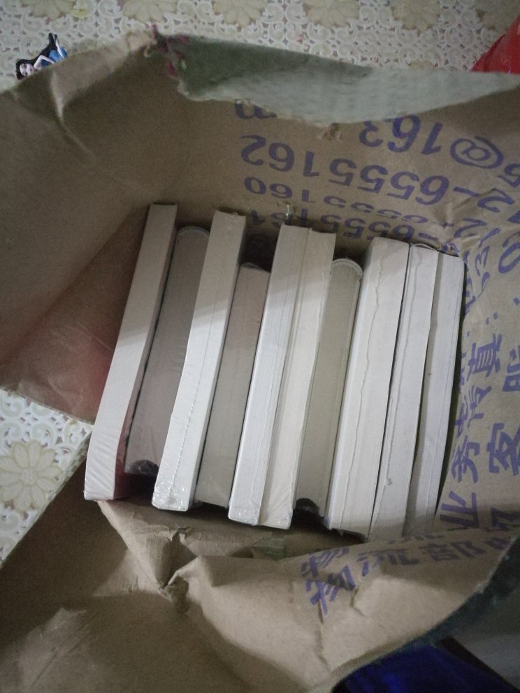 外面包装只有一个快递的袋子，里面有一本书局部破损，有一本书有个脏的痕迹很明显
