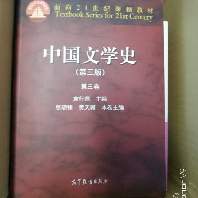《中国文学史》（第三卷）这本书看起来还不错哦！