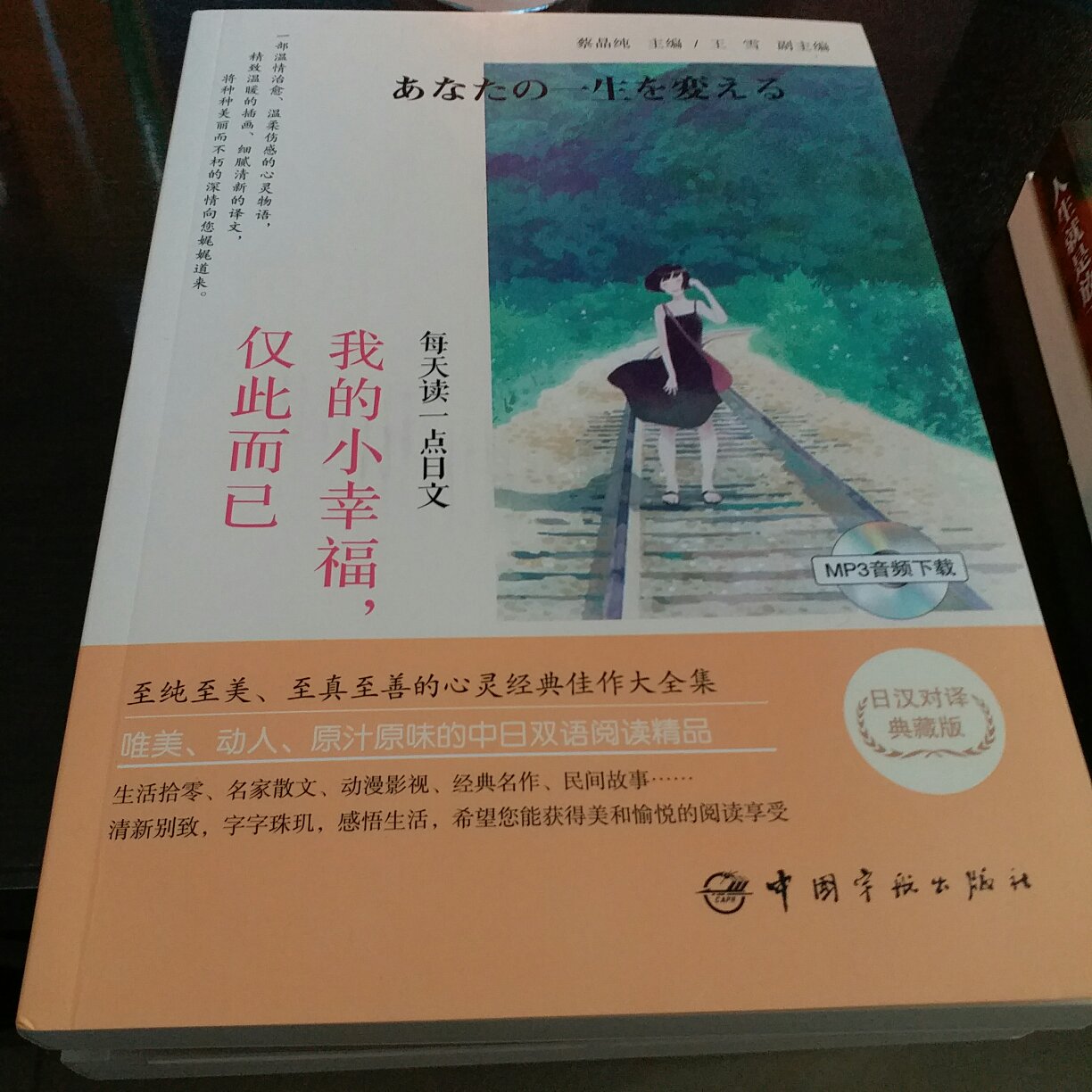 书到的很快，这是一本日汉对照的书，以前学过一点日语，慢慢看，挺有趣的。