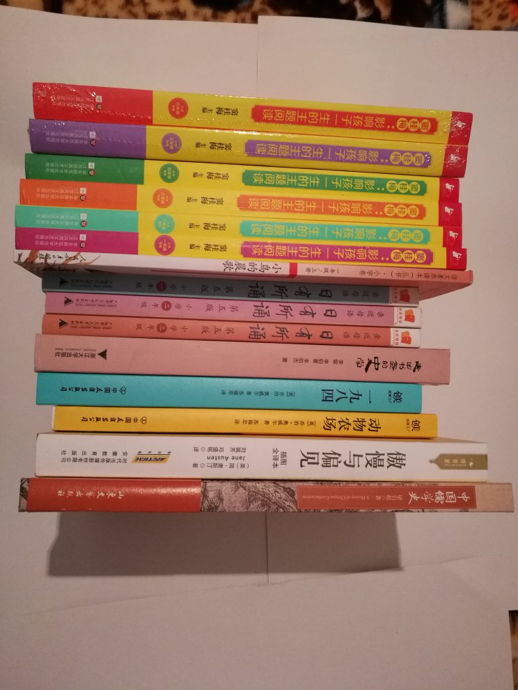 日有所诵买了一到三年级的，里面是适合小学生诵读的儿歌和诗歌，孩子多读可以培养对汉字的韵律感，有助于孩子学习汉语。