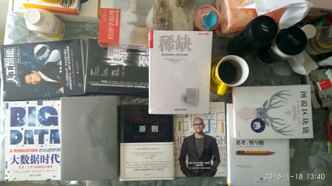 书不错，希望人类未来是越来越美好的，而不是科幻片里那种灾难的景象。书太多了。