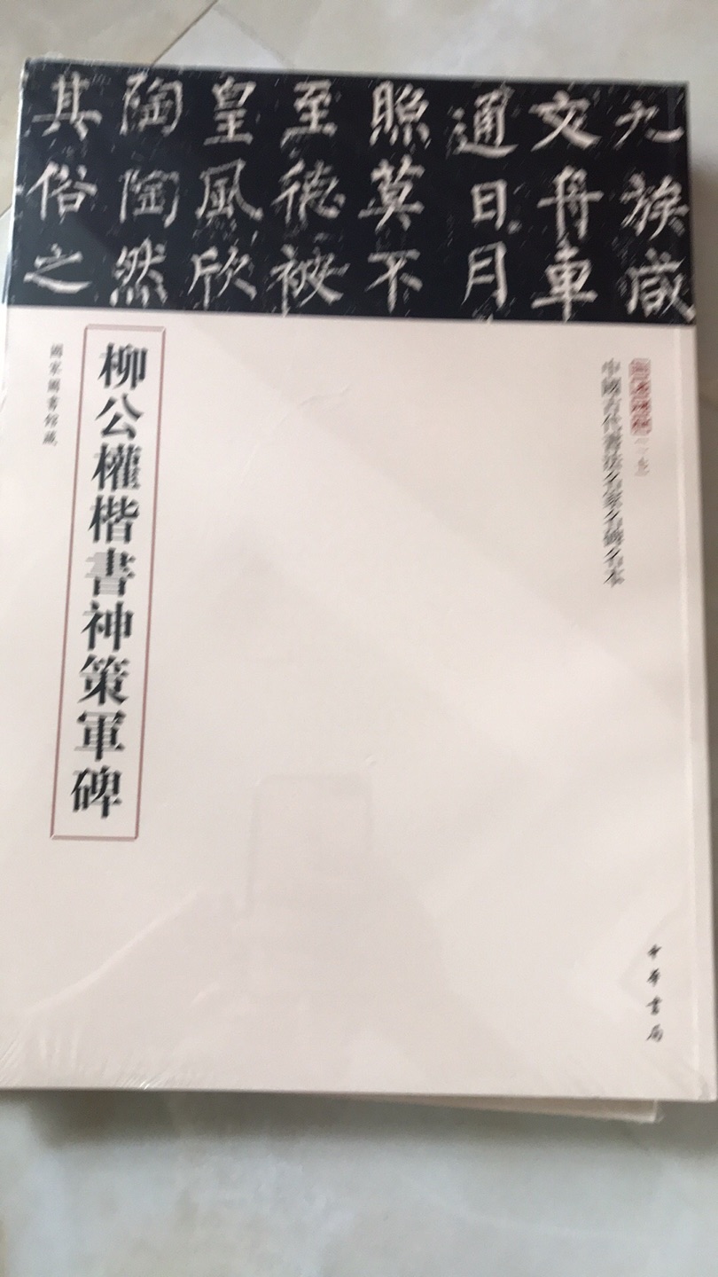 中华书局的书真是不错。印刷和纸张非常好。大本的适合临摹练习。
