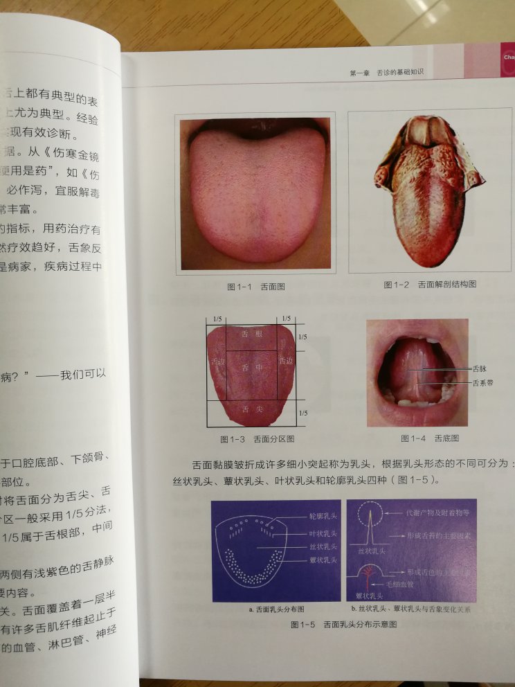 《中医舌诊临床图解》舌像照片很清晰，顶呱呱！