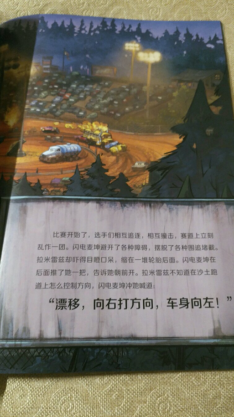 迪士尼官方绘本赛车总动员之极速挑战，图书质量非常好，属于正版，翻译优美，图片漂亮，小朋友非常喜欢。