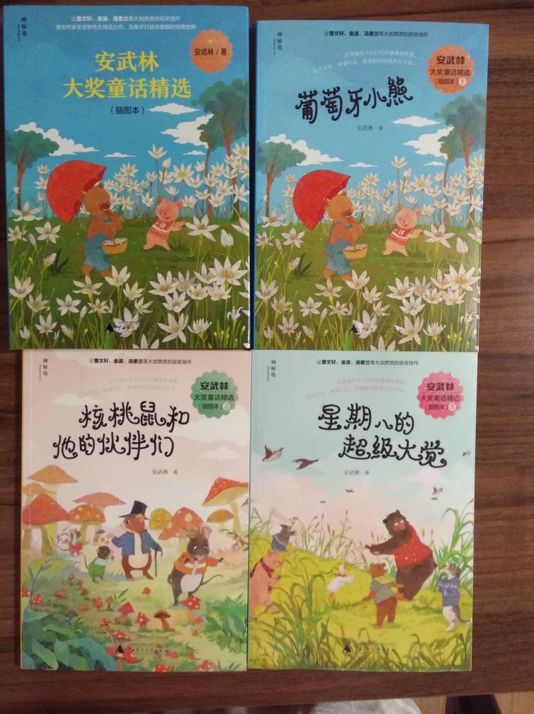 书非常精美，依然是安武林老师的童话，瞬间有找回童年的感觉。好作家的作品是能滋养很多代人的童年的。还有趣味十足的插图，孩子喜欢。