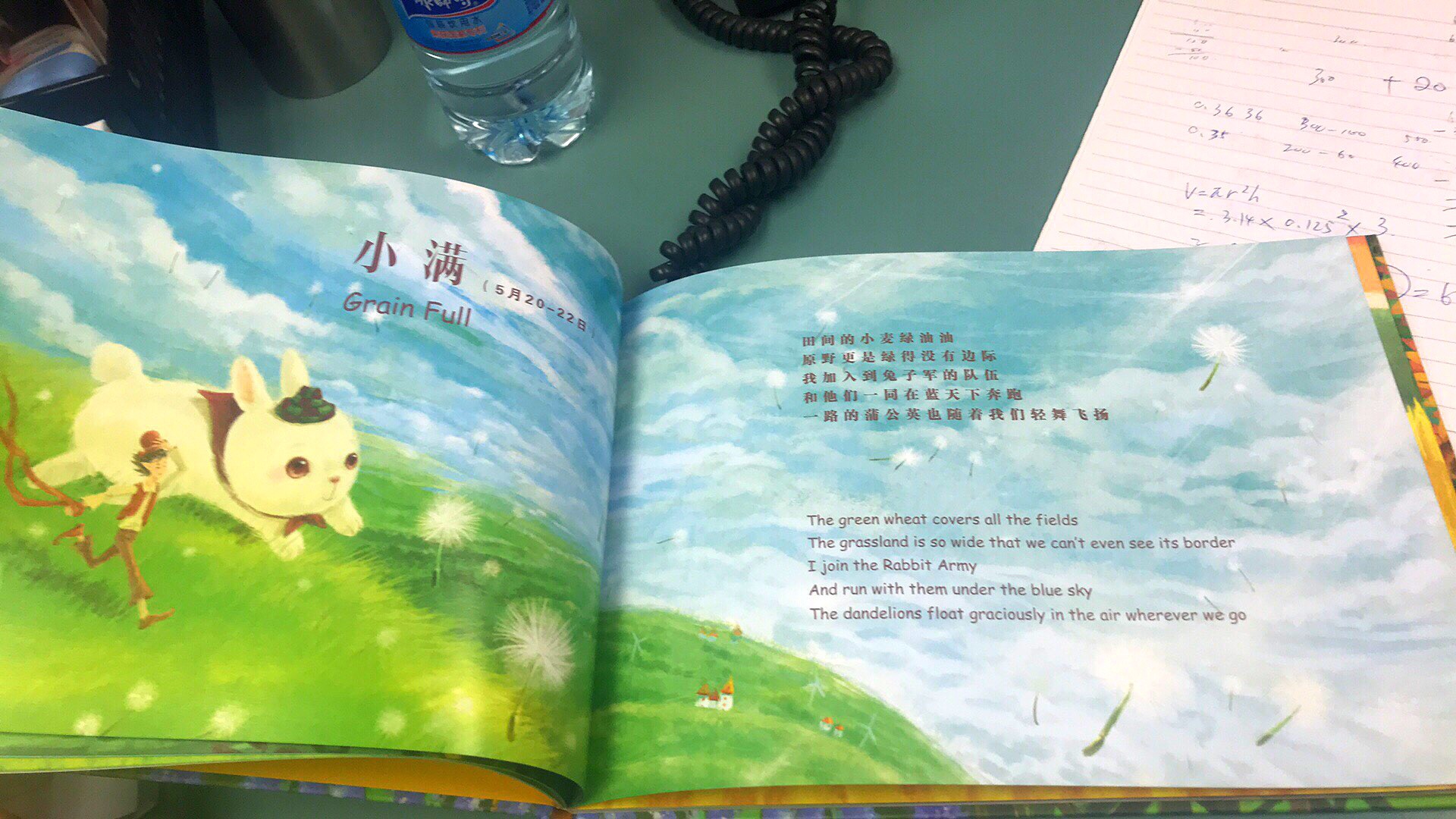 很美很美的童话书，文字韵律感强，让孩子感受节气之美